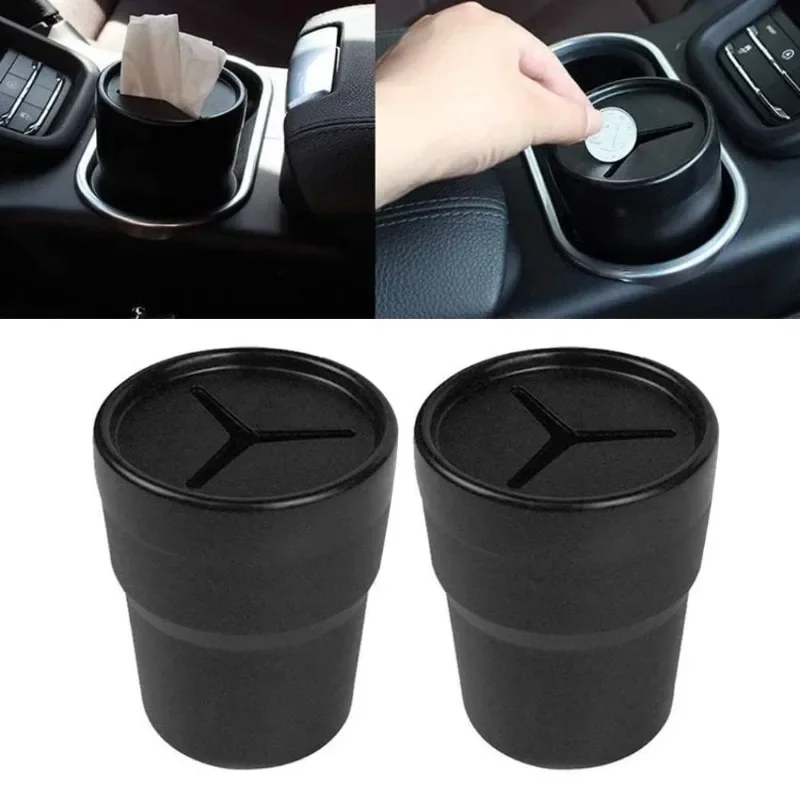 Waterproof Car Trash Can With Lid - 2 unidades de cubo de basura
