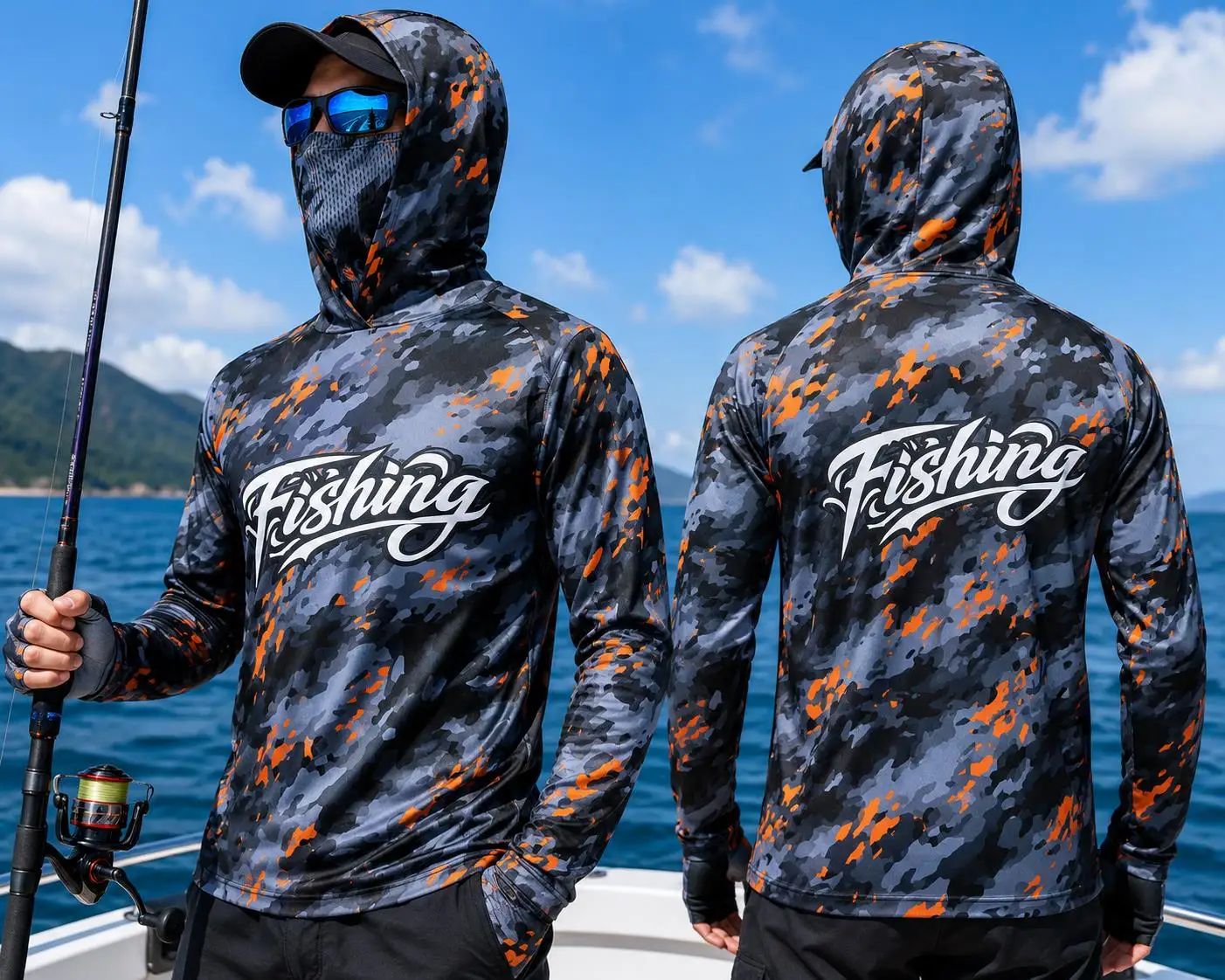 Car Care - Camisa con capucha para pesca, protección