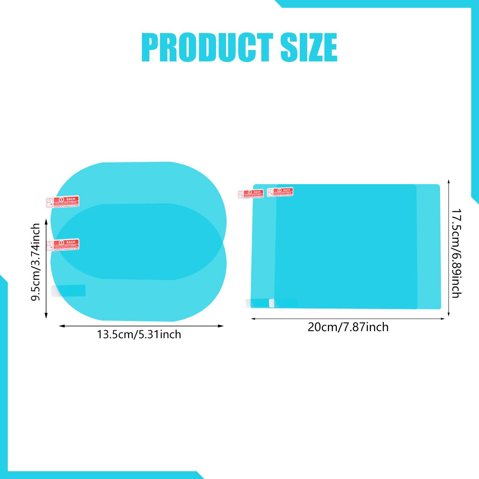 Anti Glare Car Rearview Mirror Film - Película para ventanas laterales de coche,