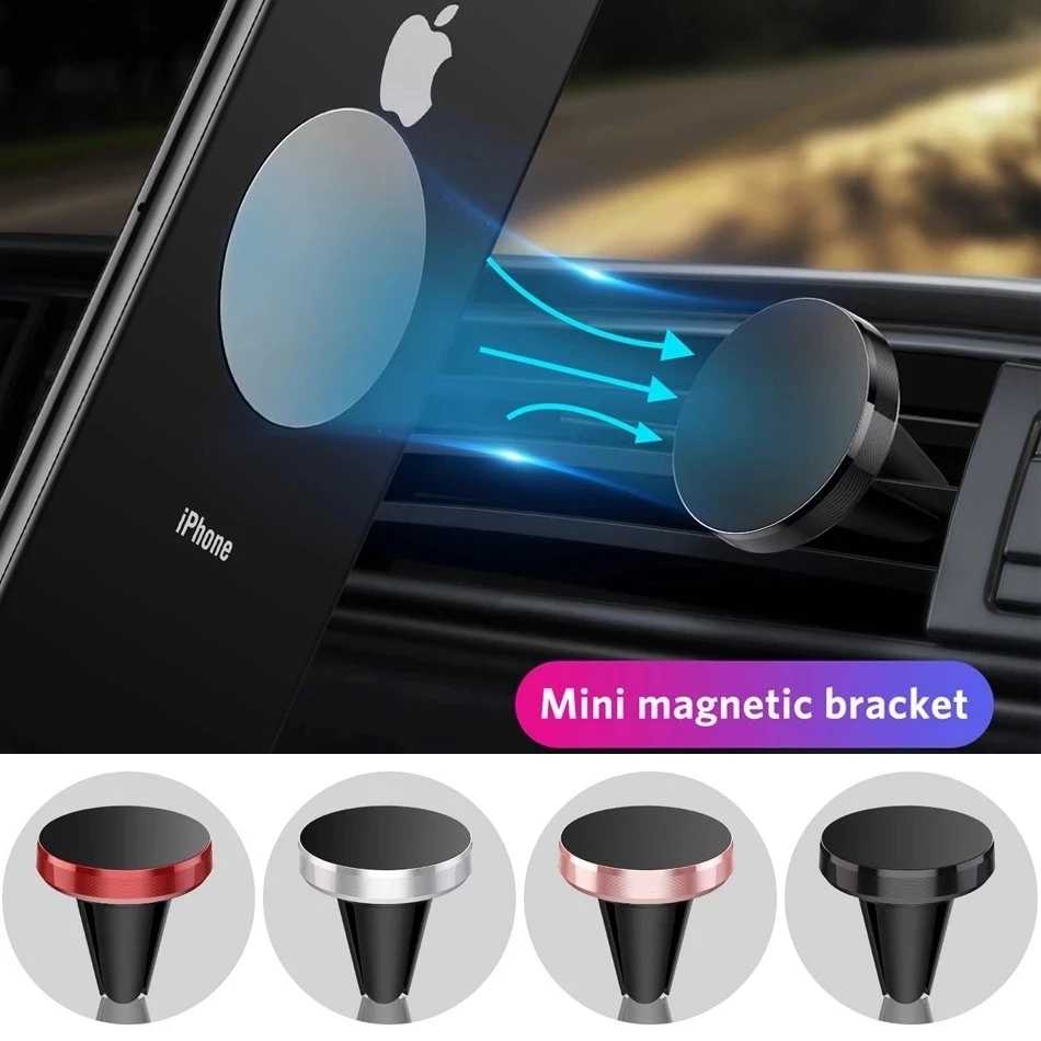 Magnetic Phone Holder For Car Vent - Soporte Magnético Universal para Teléfono de