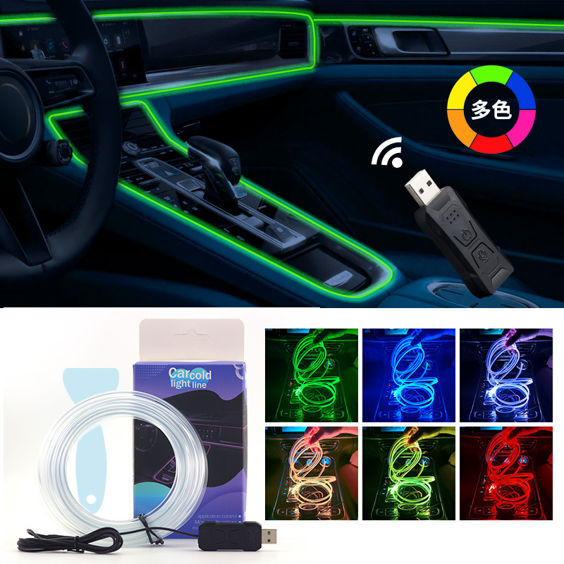 Led Ambient Interior Car Lights App Control - Tira de Luz LED RGB para