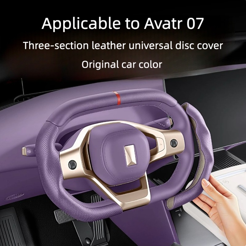 Car Steering Wheel Cover Anti Slip Breathable - Funda para volante para Avatr 07,