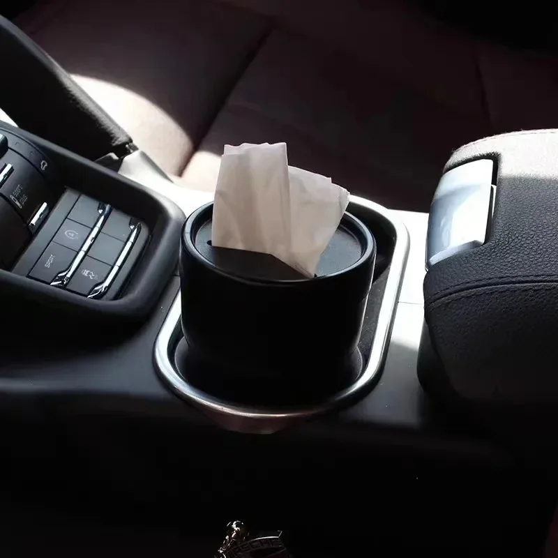 2 unidades de cubo de basura p - Waterproof Car Trash Can With Lid reseña y precio