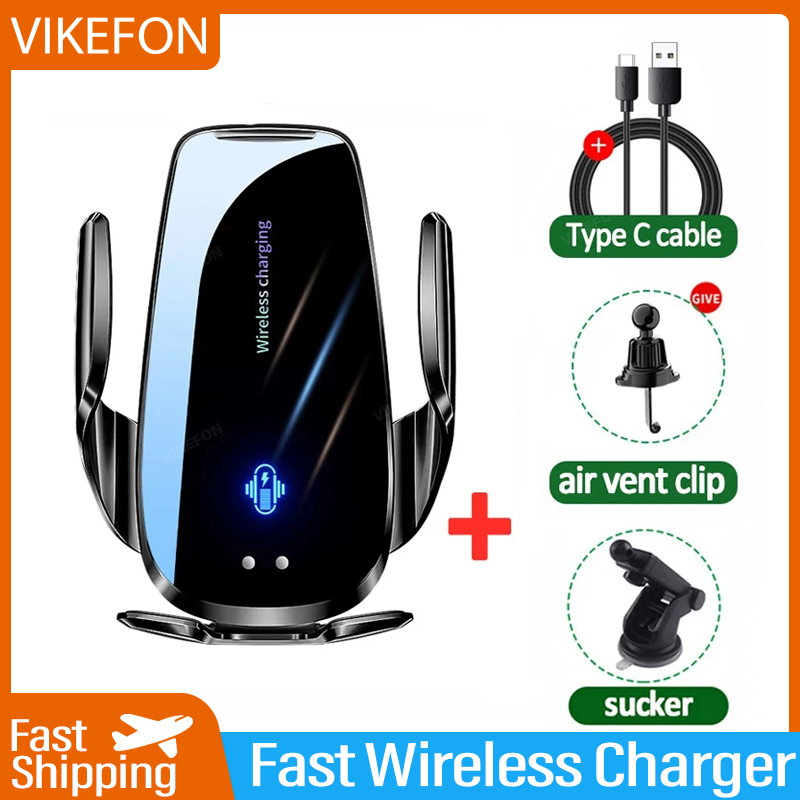 Cargador Inalámbrico para Coch - Wireless Car Charger Mount Fast Charging reseña y precio