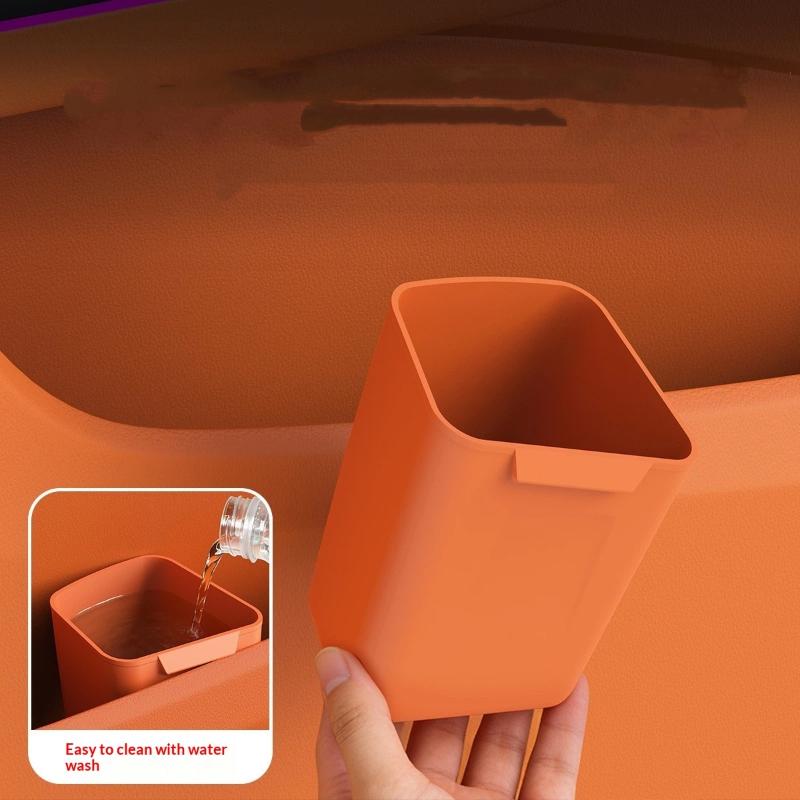 Nuevo Portavasos de Silicona p - Waterproof Car Trash Can With Lid reseña y precio