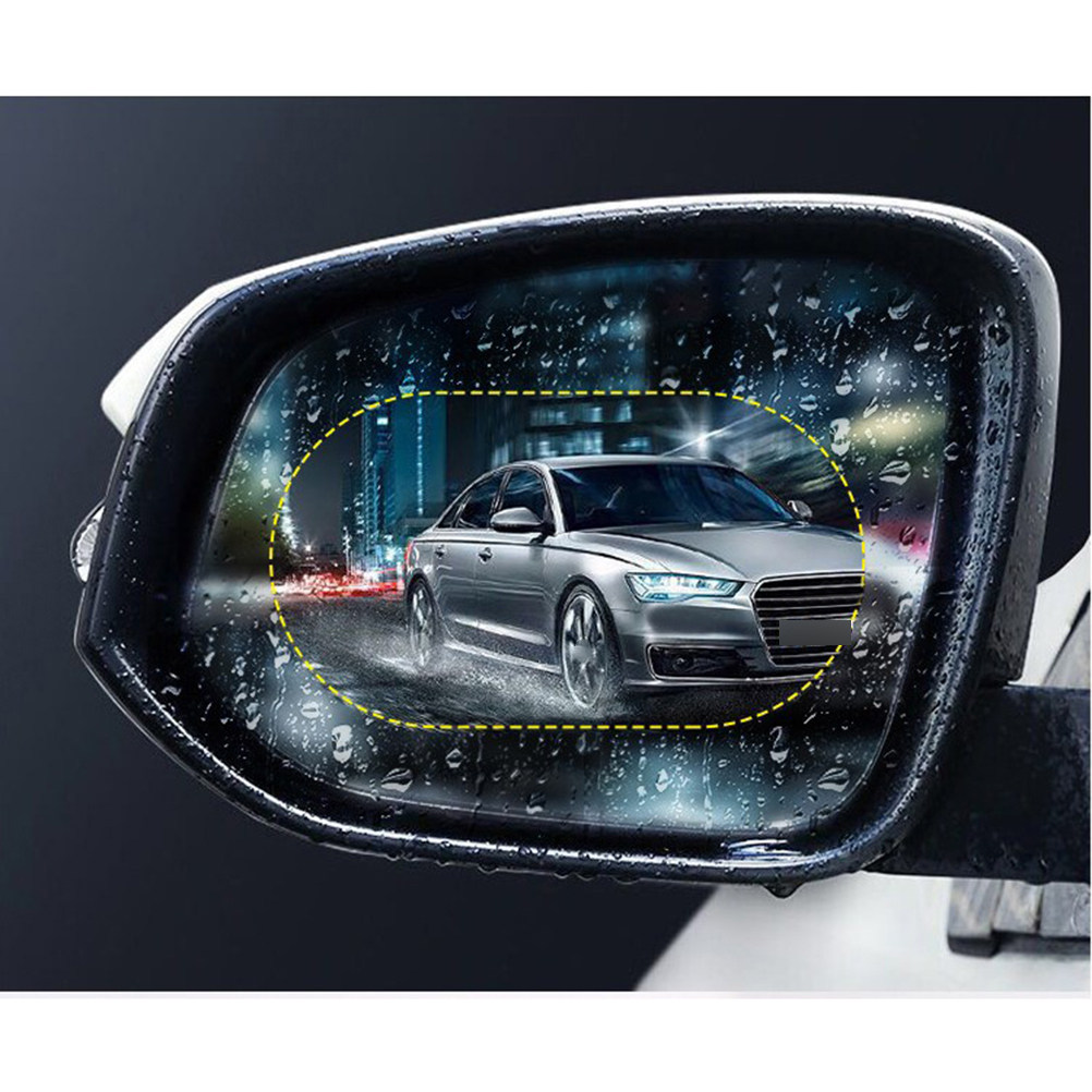 1 par de protectores para espe - Anti Glare Car Rearview Mirror Film reseña y precio