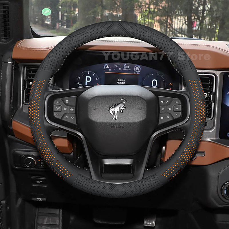 Funda de cuero para el volante - Car Steering Wheel Cover Anti Slip Breathable reseña y precio