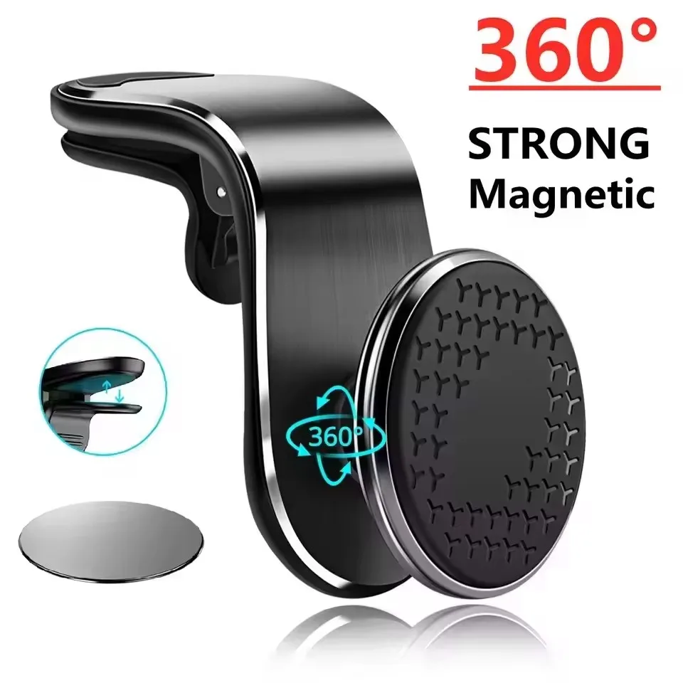 Soporte magnético para teléfon - Magnetic Phone Holder For Car Vent reseña y precio