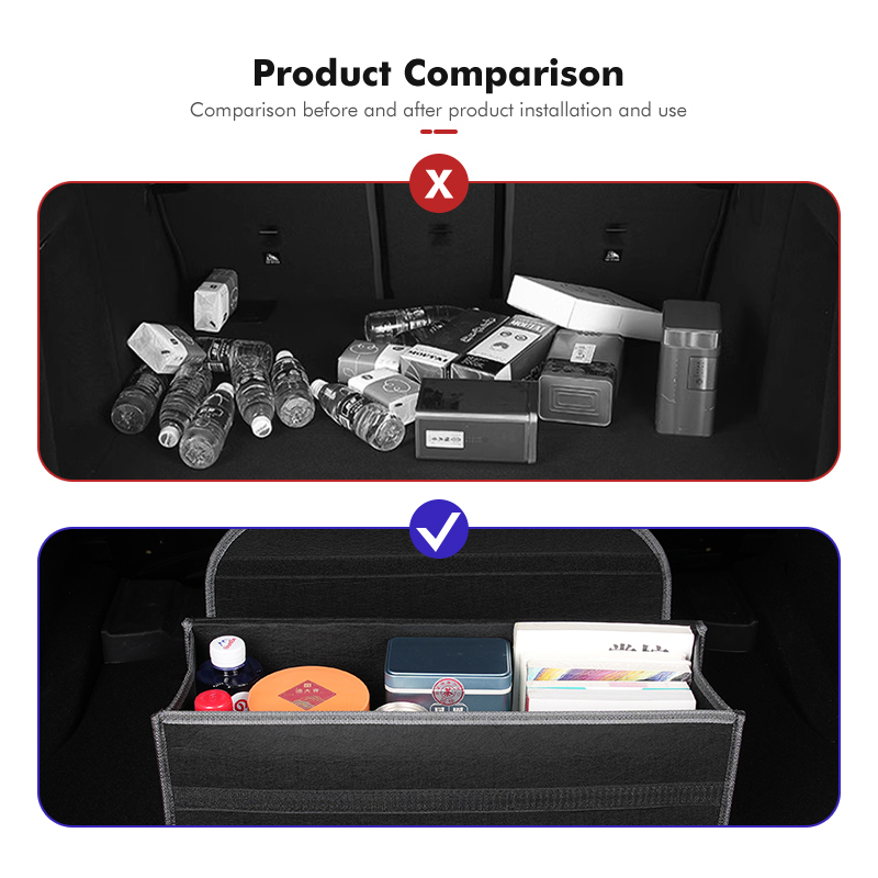 Caja de almacenamiento para ma - Car Trunk Organizer Foldable Storage Box reseña y precio