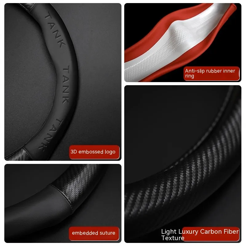 Funda para volante de coche de - Car Steering Wheel Cover Anti Slip Breathable reseña y precio